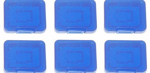 Assecure 6 x Assecure Pro tough plastic storage case holder covers for SD SDHC 