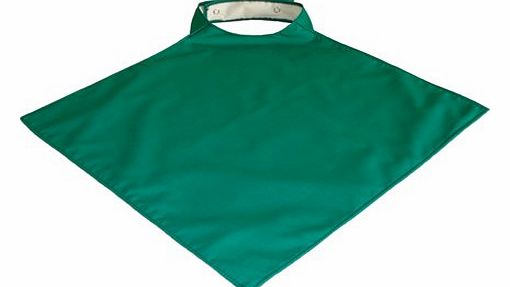 Assisted Living Clothing Adult Neck Napkin Bib - ideal for the Elderly or Disabled - Jade Green