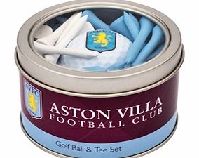 Aston Villa Accessories  Aston Villa FC Gift Ball And Tee Set
