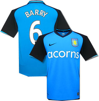 Nike 08-09 Aston Villa away (Barry 6)