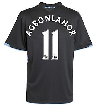 Nike 2010-11 Aston Villa Nike Away Shirt (Agbonlahor