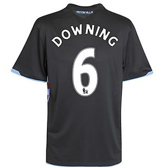 Nike 2010-11 Aston Villa Nike Away Shirt (Downing 6)