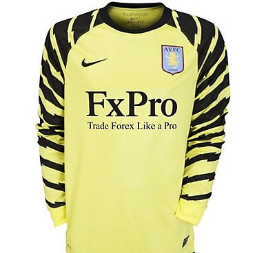 Nike 2010-11 Aston Villa Nike Goalkeeper Home Shirt