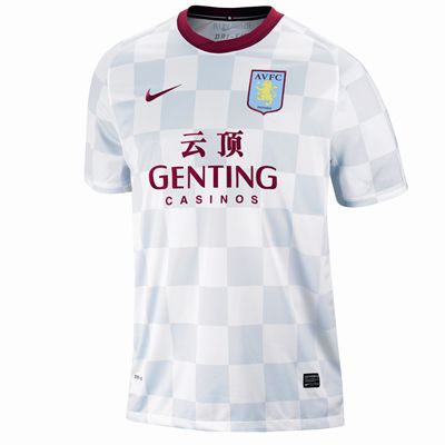 Aston Villa Nike 2011-12 Aston Villa Away Nike Football Shirt