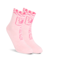 Aston Villa Slipper Socks - Pink - Girls.