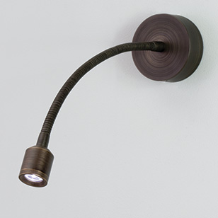 Astro Lighting Fosso Surface Flexible LED Wall Light In A Bronze Finish