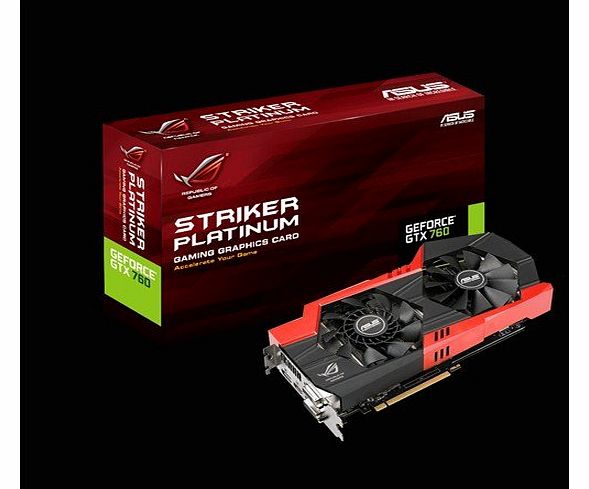 ASUS  Nvidia GeForce GTX 760 4GB GDDR5 Striker Platinum Graphics Card