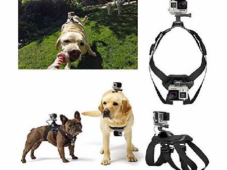 atdoshop  Hound Dog Fetch Harness Chest Strap Belt Mount For GoPro Hero 4 3  3 2 SJ4000