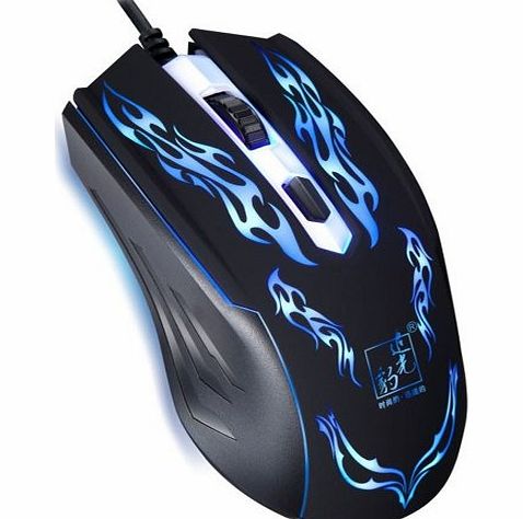 atdoshop (TM) 1500DPI LED Optical USB Wired Gaming Mouse for Computer Game Gamers