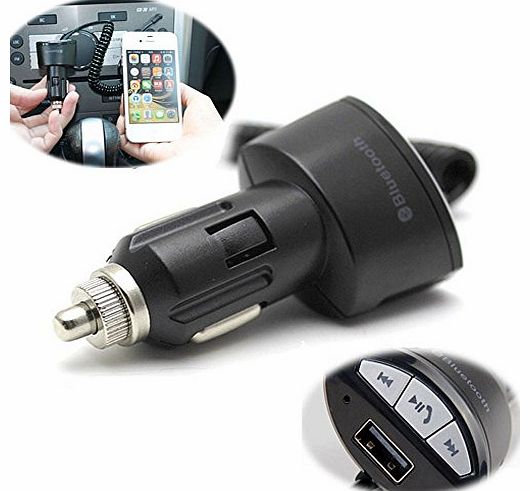 New Car Kit Bluetooth FM Transmitter Hands-free Wireless With Mic