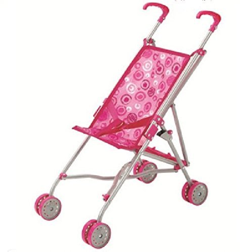 Dolls baby Pink Buggy Pushchair Foldable Girls Toy