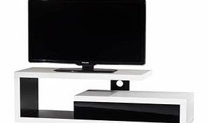 Ateca Graphique 1400 White TV Stand - Up to 50