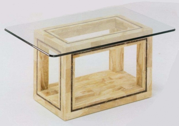 Stone Rectangular Coffee Table