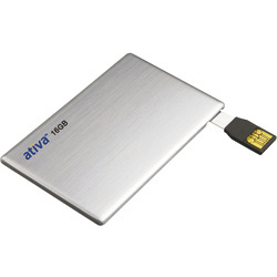 Ativa Credit Card Style Flash Drive 16GB