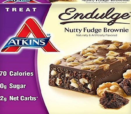 Atkins Endulge Bars Nutty Fudge Brownie, Nutty Fudge Brownie 5/7.1 Oz