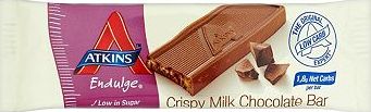 Atkins, 2041[^]10033166 Endulge Milk Chocolate Crispy Bar with