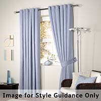 Lined Faux Suede Eyelet Curtain Latte 112 x 137cm