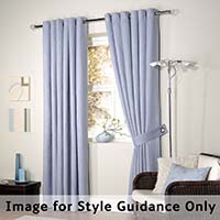 Lined Faux Suede Eyelet Curtain Latte 167 x 182cm