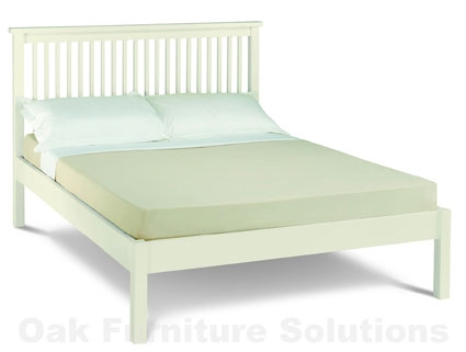 atlantis Ivory Bedstead - Double - Low Footend