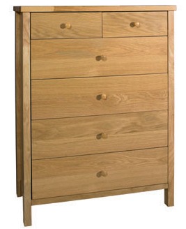 Natural 4+2 Drawer Chest