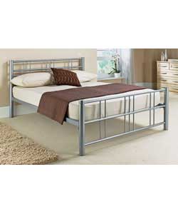 atlas King Size Bed with Comfort Mattress
