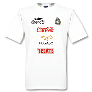 Atletica 00-01 Mexico Sponsored tee - White Tecate