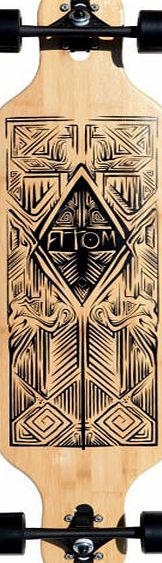 Atom Tiki Bamboo Drop Through Longboard - 40 inch