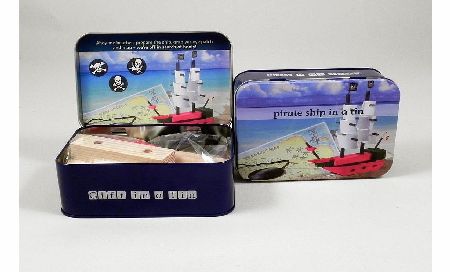 ATP build your own pirate ship gift in a tin
