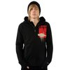 Atticus Zip Hoodie - Drip (Black)