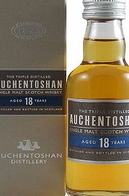 Auchentoshan 18 year old Single Malt Scotch Whisky 5cl Miniature