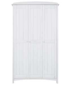 WOW 3 Door Wardrobe - White