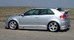 Audi A3 8P SideSkirts Air Outlet GFK