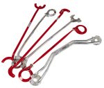 A3 Sparco Steel Adjustable Strut Brace - Red