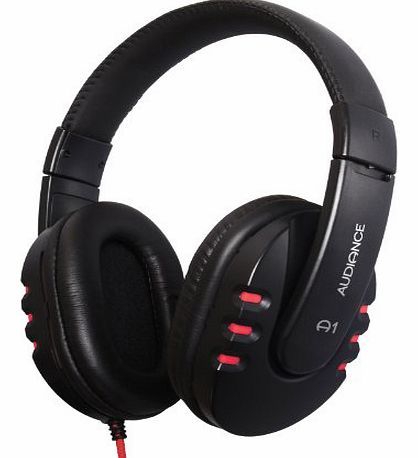 Audiance A1 Over Ear Stereo Headphones - Red