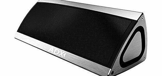 Audio Dynamix The PULSE V2 Stereo Rechargeable Bluetooth V4.0 Speaker. Dual Pulse Bass Radiators, 15 hr playtime and 20 metre range, compatible with all Apple, Android and Windows devices