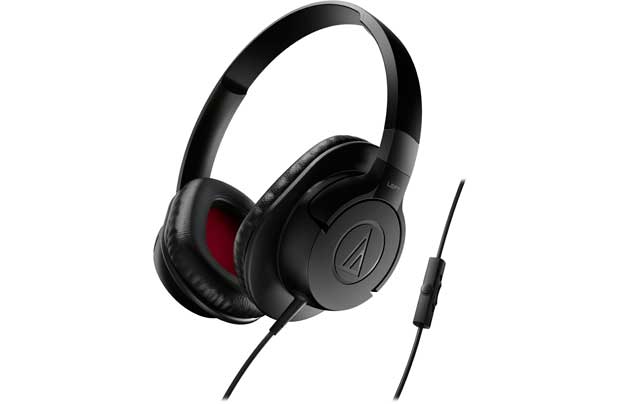 Audio Technica AX1iS Over-Ear Headphones - Black