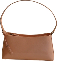 Audley pink patent leather bag with shoulder strap