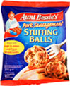Aunt Bessies Pork Sausage Meat Stuffing Balls