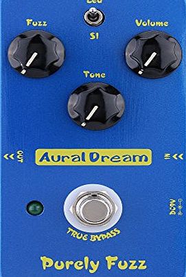 Aural Dream Pruely Fuzz Electric Guitar Effect Pedal Smart Single Effect with True Bypass