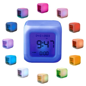 Aurora Colour Changing Alarm Clock