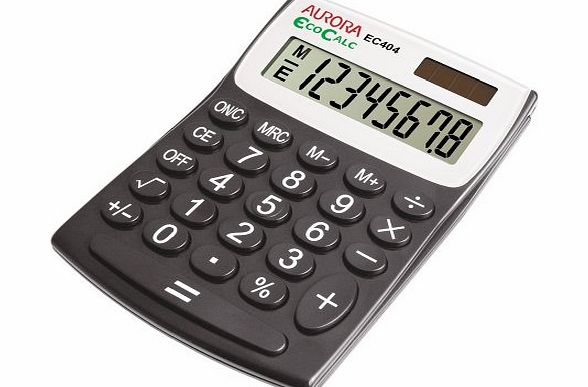 Aurora EC404 EcoCalc Calculator (Made From Recycled Plastic)