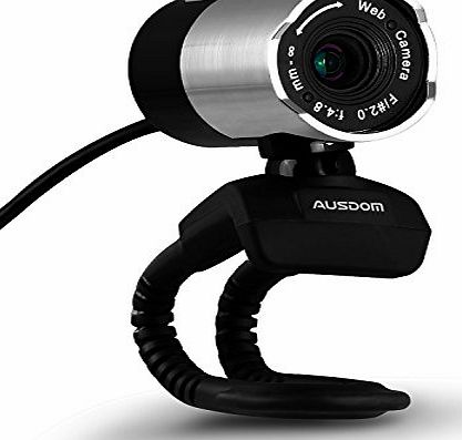 Ausdom Computer Camera, AUSDOM High Definition 1080P HD USB Webcam Network Camera USB Computer Web Cam with Microphone for Skype Facetime Youtube Yahoo Messenger