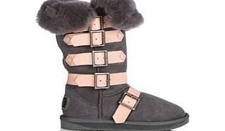 Australia Luxe Barbossa grey sheepskin boots