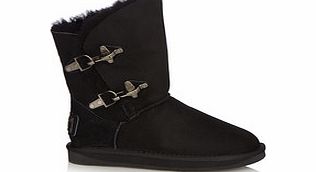 Australia Luxe Renegade black short sheepskin boots