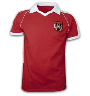 Austria  Austria WC 1982 Away Short Sleeve Retro Shirt