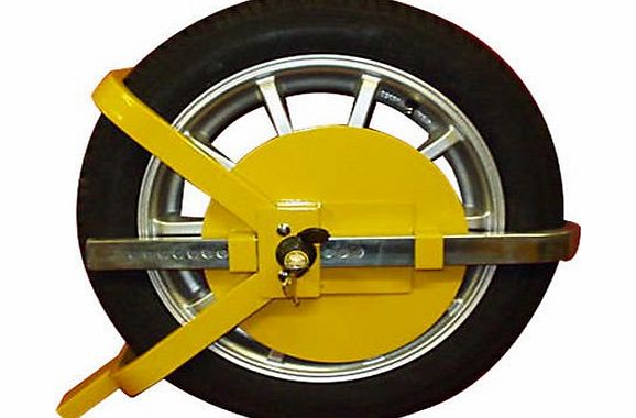 Auto Car Van Wheel Clamp Safety Lock For Caravans