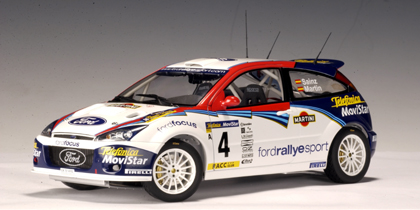 2002 Ford Focus WRC Car No.4 C Sainz L Martin