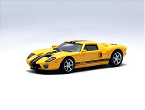 Diecast Model Ford GT (2004) in Yellow (1:64 scale)