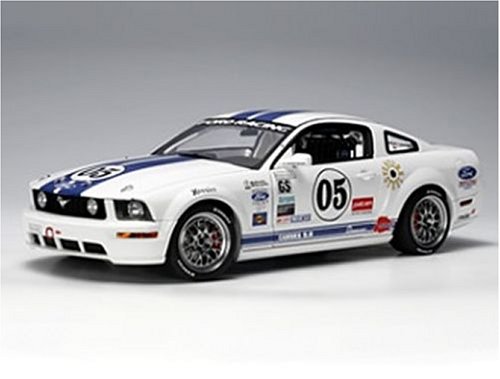 Diecast Model Ford Mustang FR 500C (2005 Grand-Am Cup) in White (1:18 scale)