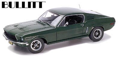 Diecast Model Ford Mustang GT390 in Dark Green